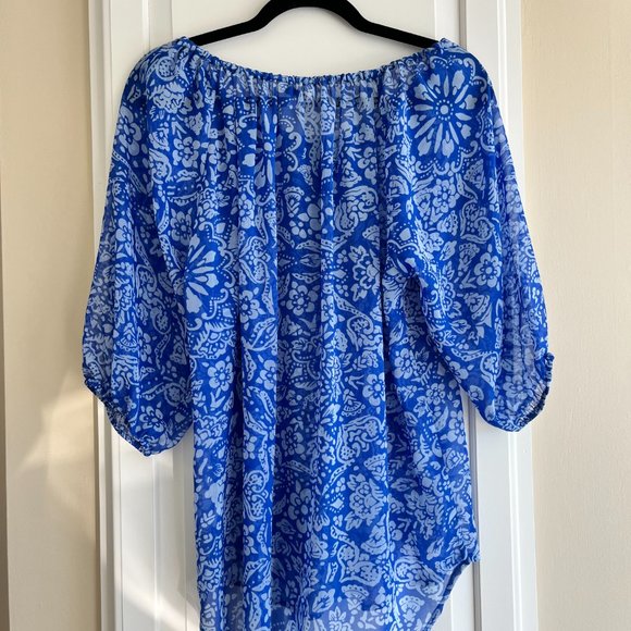 Cabi Blue Blouse - Picture 2 of 4